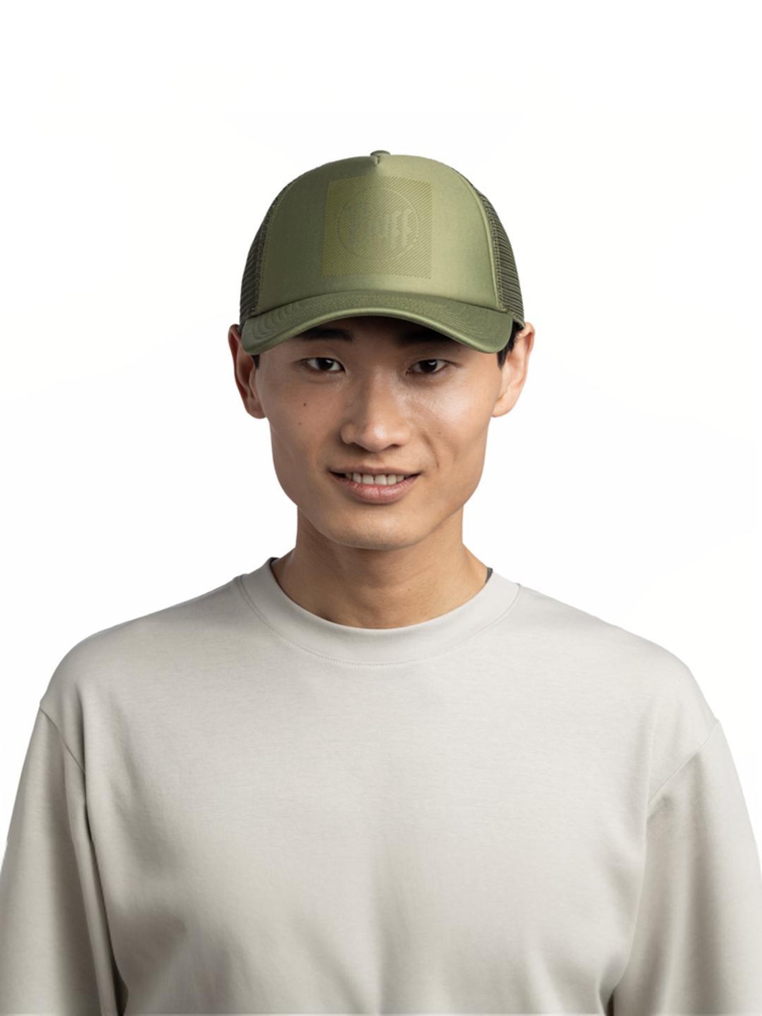 BUFF Forest Green Printed Cap