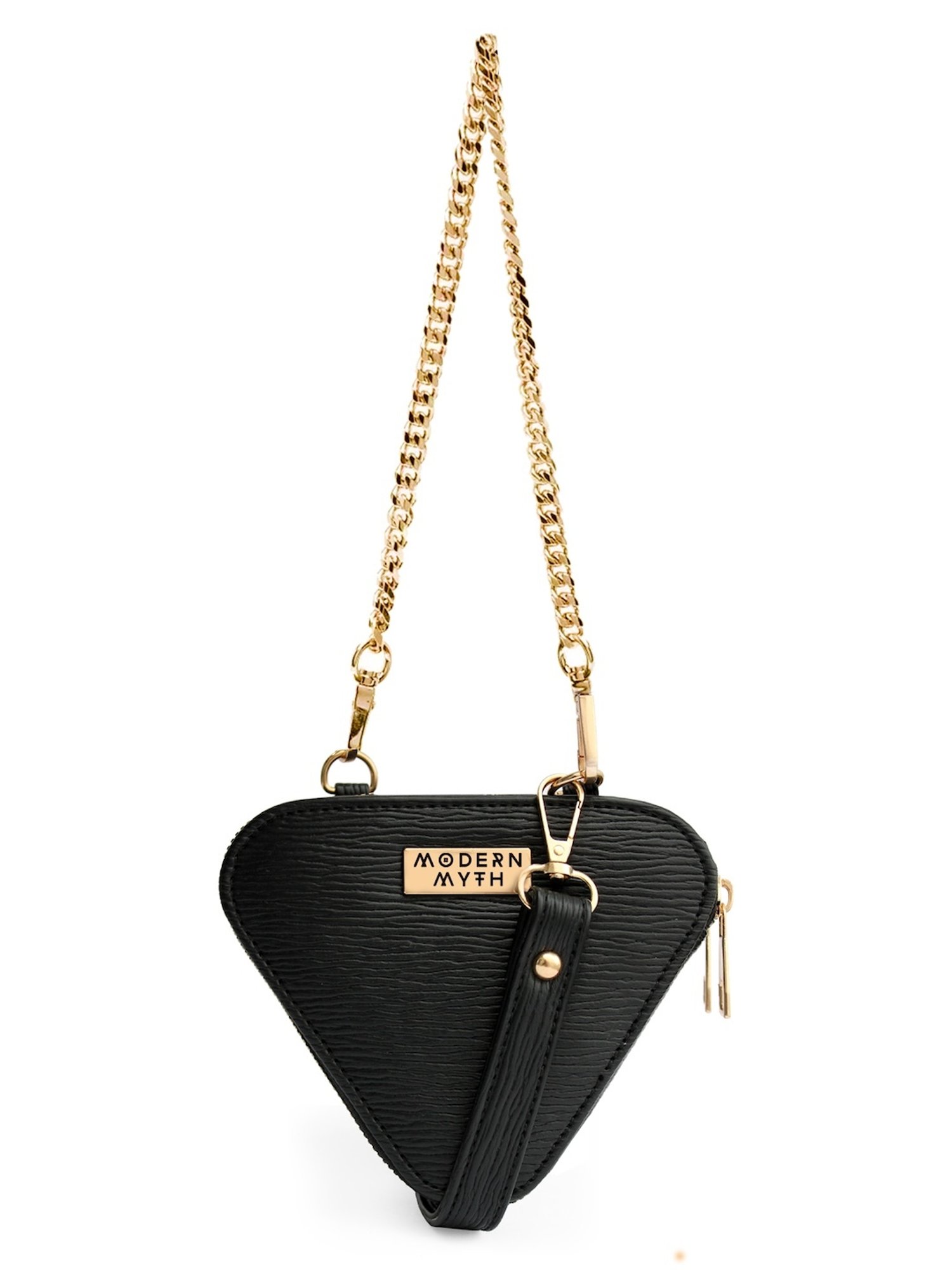 Modern Myth Trio Black Textured Small Mini Cross Body Bag
