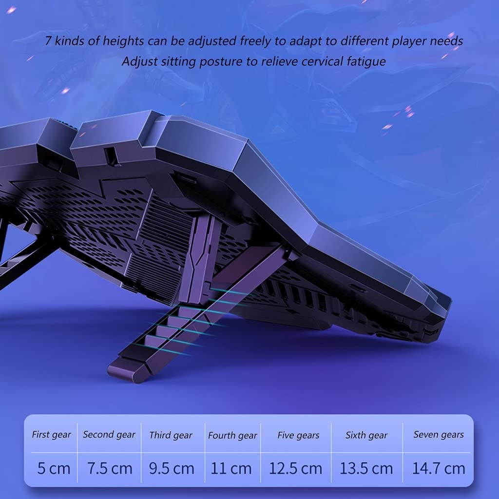 Computer Base Exhaust Fan Notebook Radiator Computer Bracket Cool Cool Sound Game Book Cooling Bracket Plate Notebook Cooling Bracket