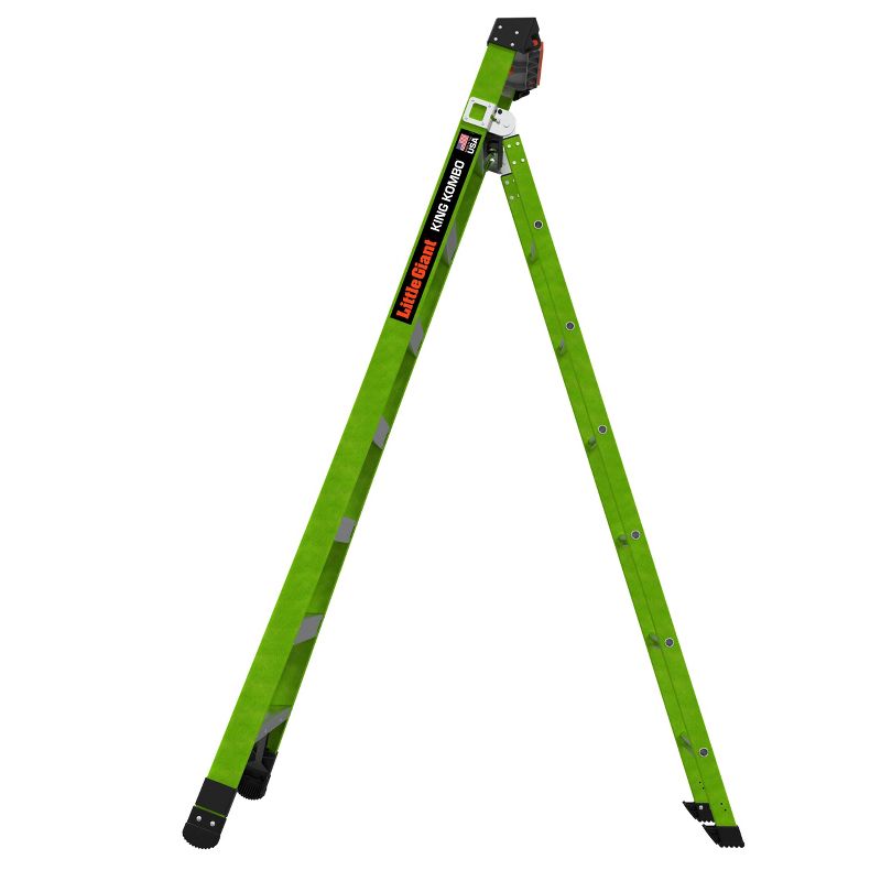 Little Giant Ladder Systems 8' ANSI Type IAA rated Ladder Apple Green