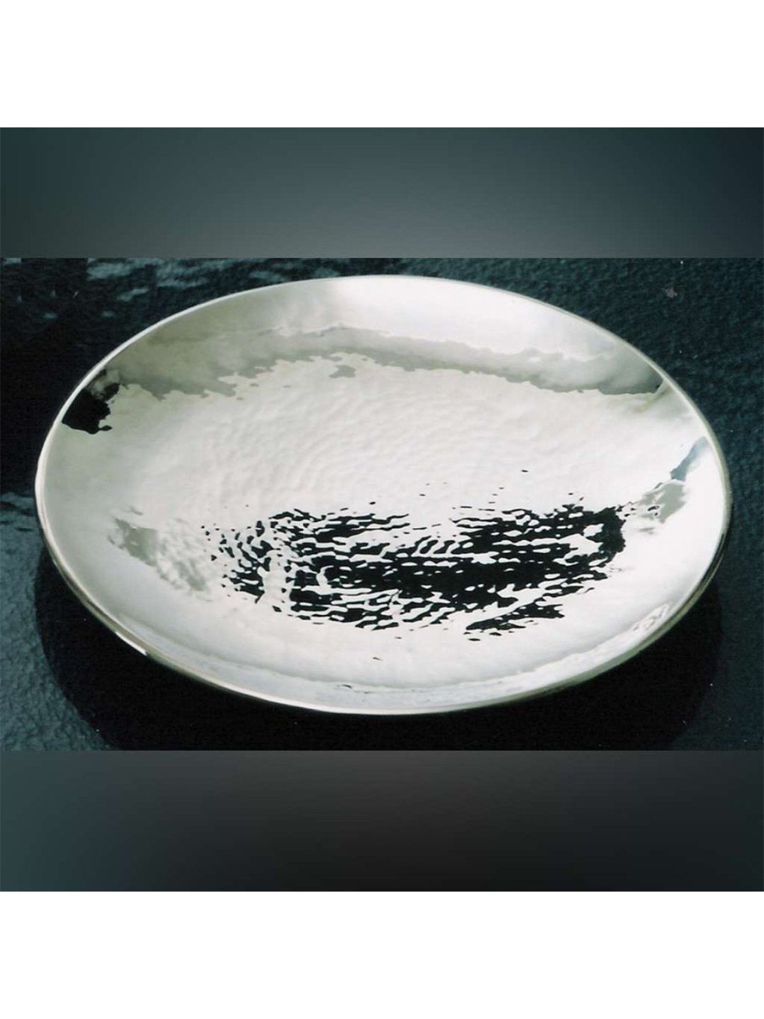 Episode Silver Plated Tray - Round (Extra Small)