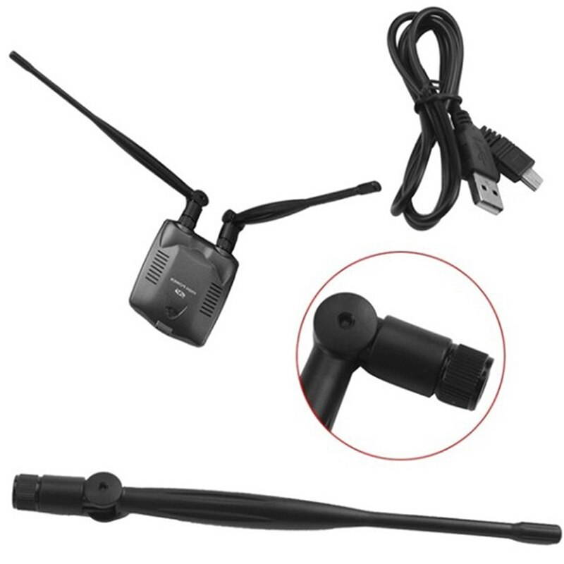 1 pcs High Power Network Card Wireless WiFi Adapter Password Cracking Internet Long Range Dual Wifi Antenna USB Wifi Adapter Decoder