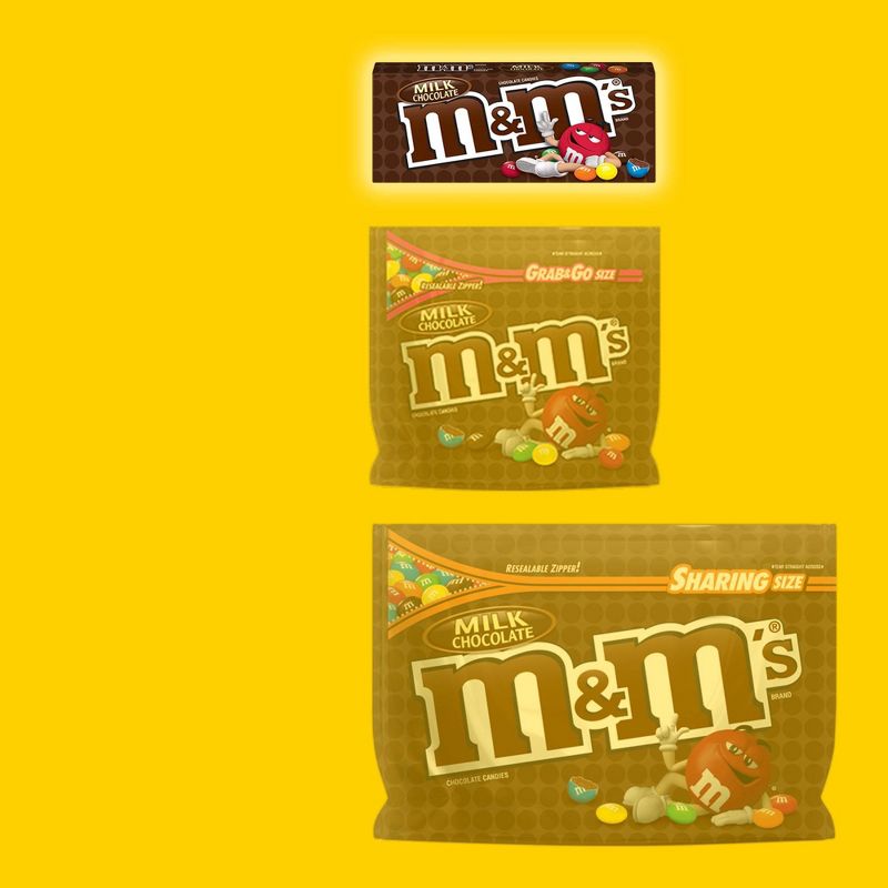 M&M's Milk Chocolate Candies - 3.1oz