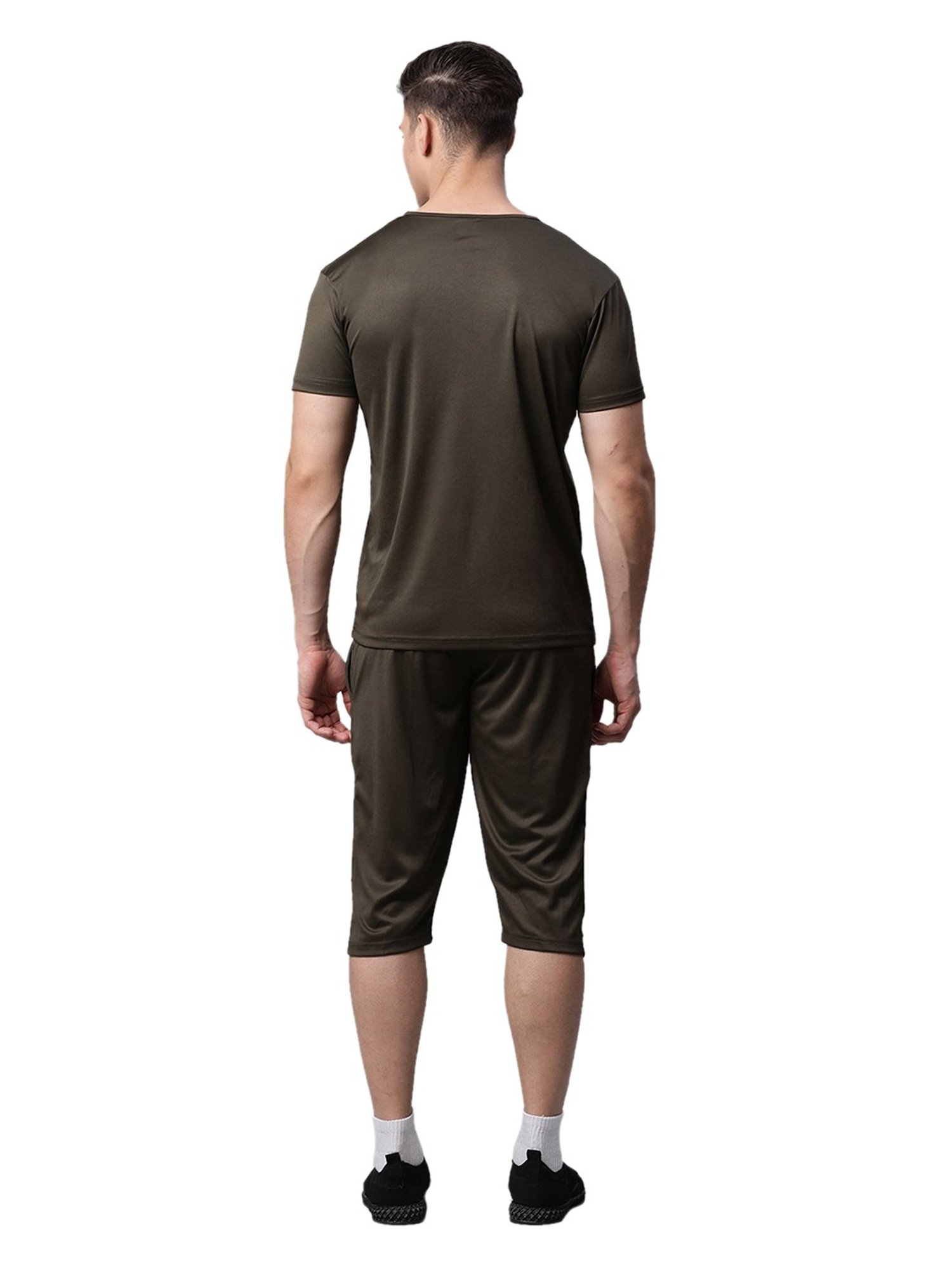 Vimal Jonney Multicolor Regular Fit T-Shirt With Capris - Pack of 3