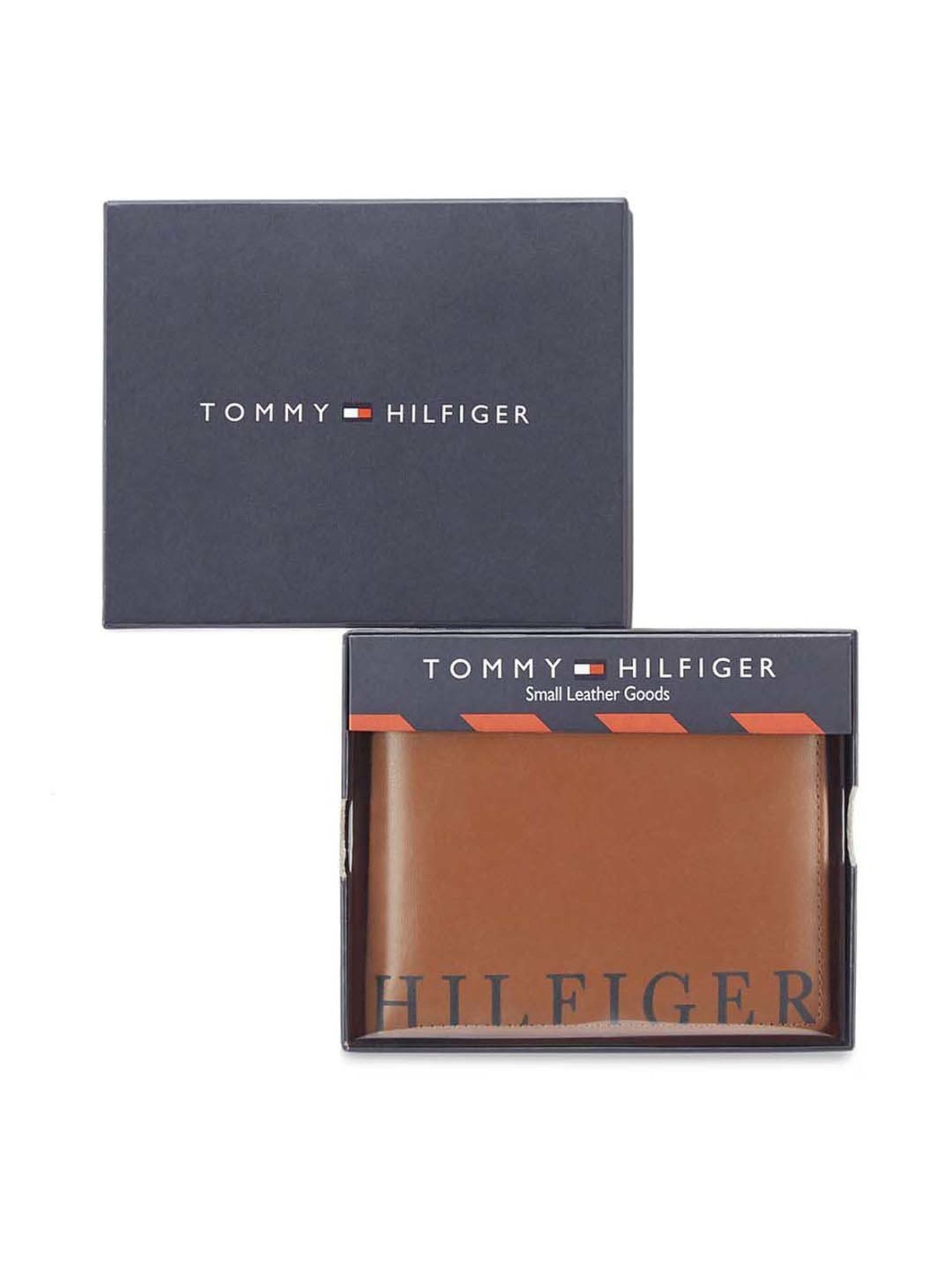 Tommy Hilfiger Horten Tan Formal Leather Bi-Fold Wallet for Men