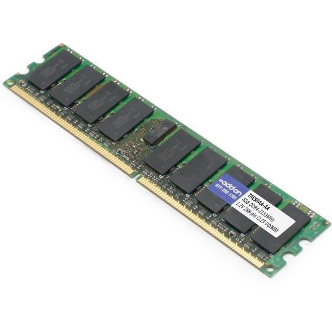4GB T0E50AA DDR4 2133MHZ UDIMM F/ HP