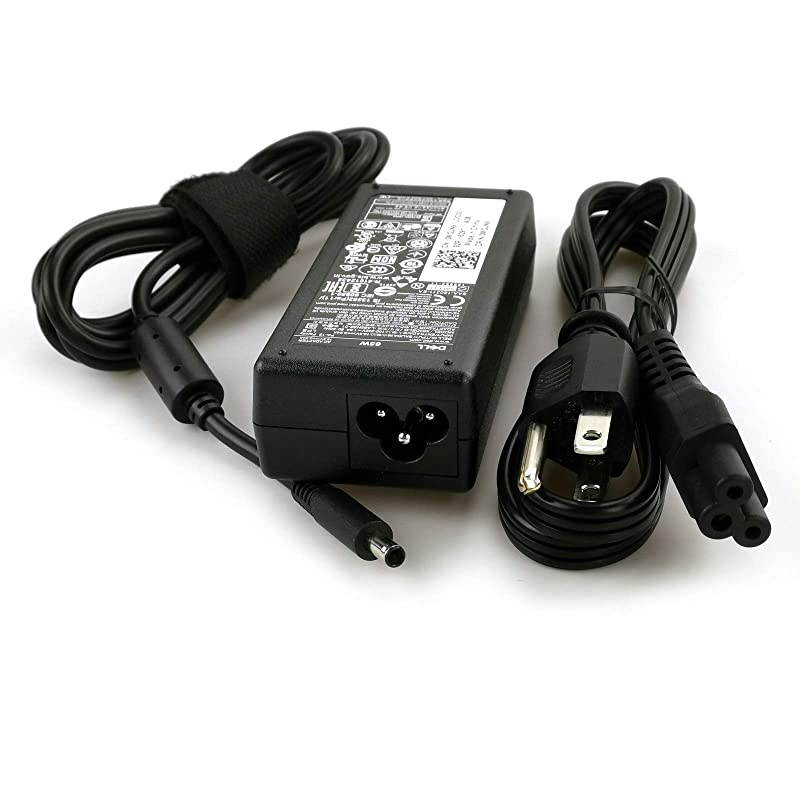 New  Original Inspiron Laptop Charger 65W watt 45mm tip AC Power AdapterPower Supply with Power Cord for Inspiron 13 14 153000 5000 7000 Series5558 5755 3147 73482in1 5555 55590G6j41 0MGJN