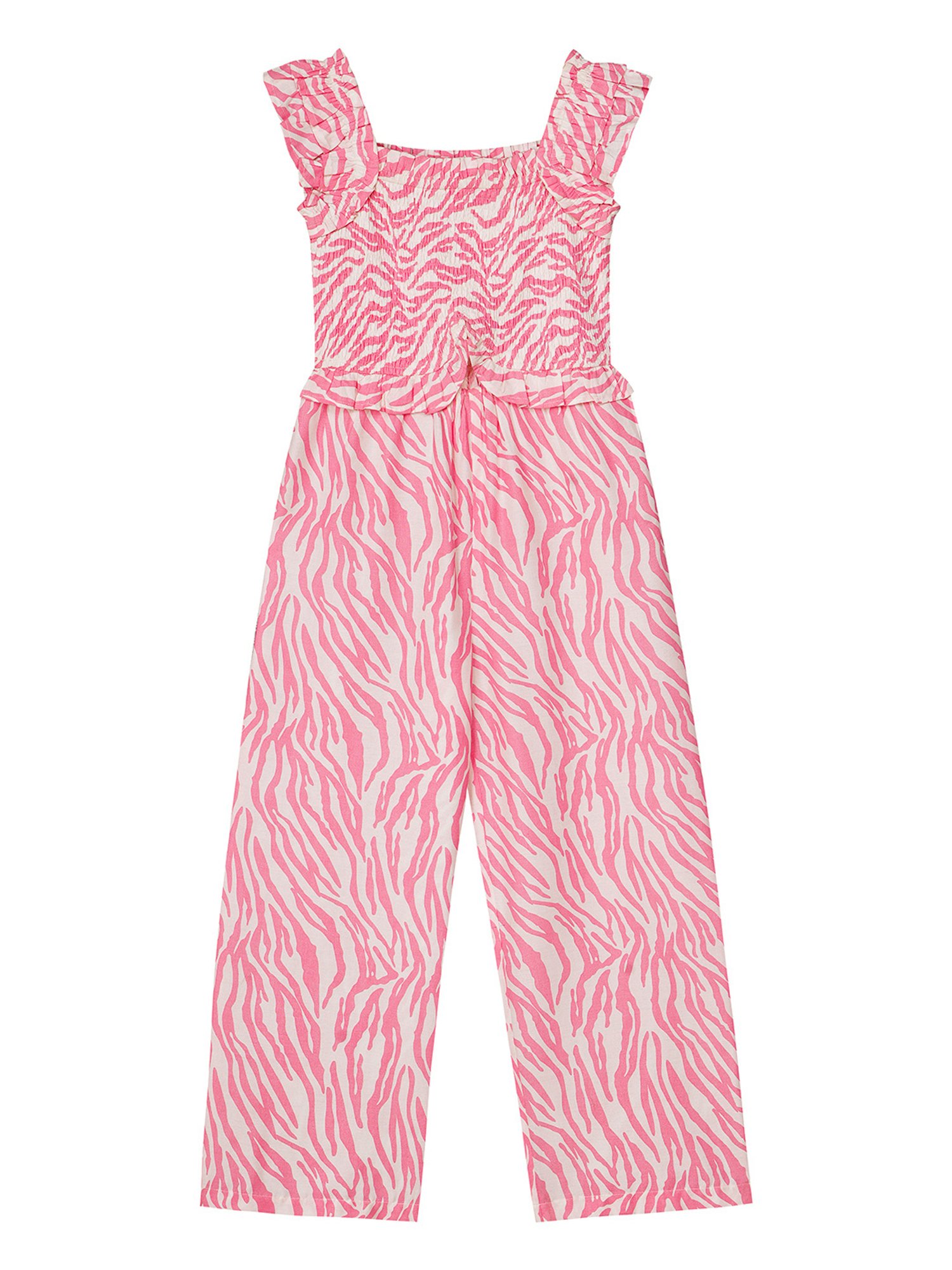 Stylestone Kids Red Printed Jumpsuit