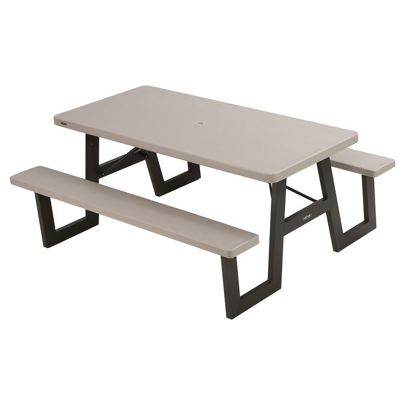 Rectangle Picnic Table Beige - Lifetime