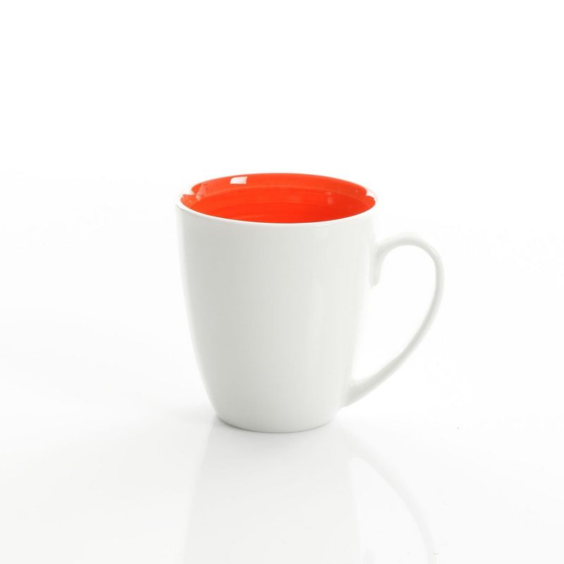 Gibson Home Crenshaw 12 Piece Ceramic Dinnerware Set in Assorted Colors