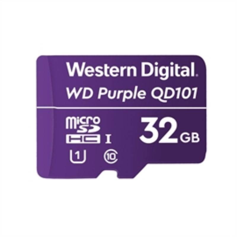 WD Purple WDD032G1P0C 32 GB Class 10/UHS-I U1 microSDHC