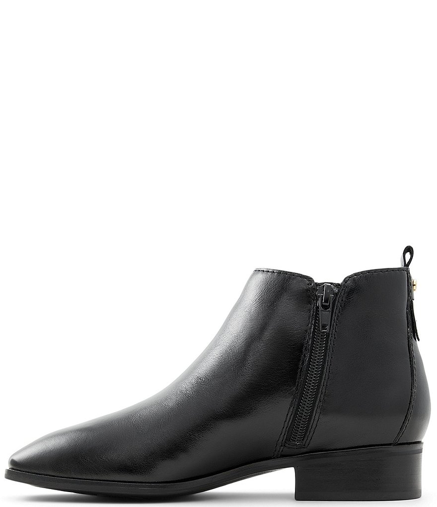 ALDO Kaelleflex Crinkle Leather Square Toe Ankle Booties