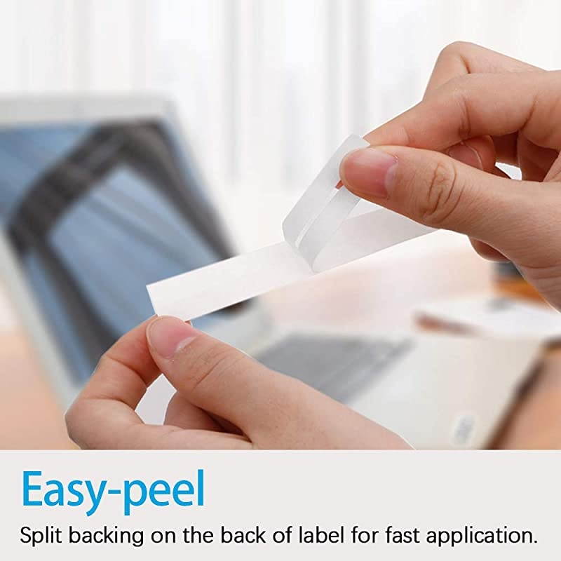 Compatible Label Tape Replacement for Brother P Touch M-Tape M231 MK231 M-K231 Work with Brother Ptouch PT-M95 PT-90 PT70 PT-65 PT85, 0.47 Inch (12mm) x 26.2 Feet (8m), Black on White, 4-Pack