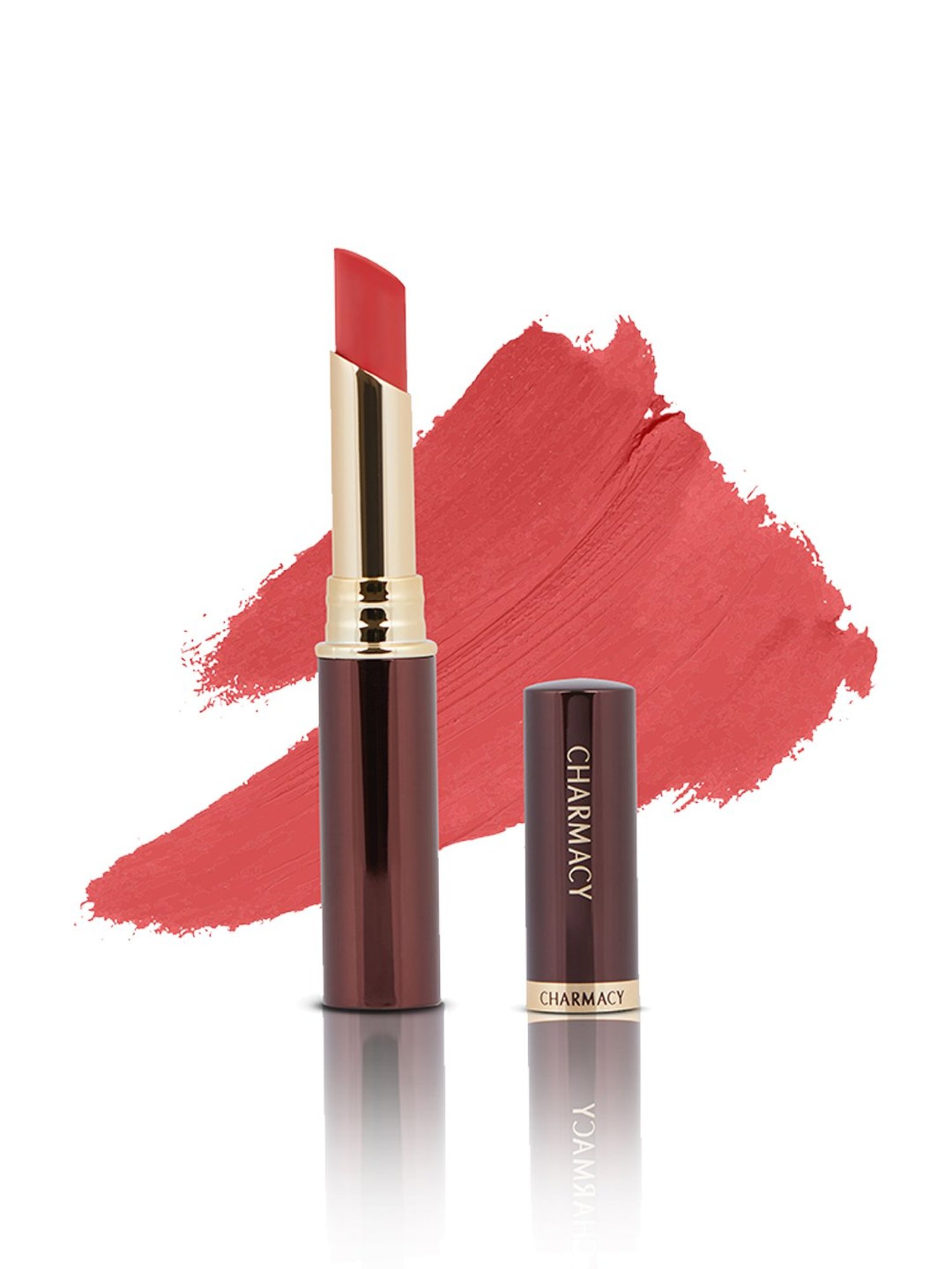 CHARMACY Milano Longstay Matte Lipstick 69 Tangy Scarlet - 2.8 gm