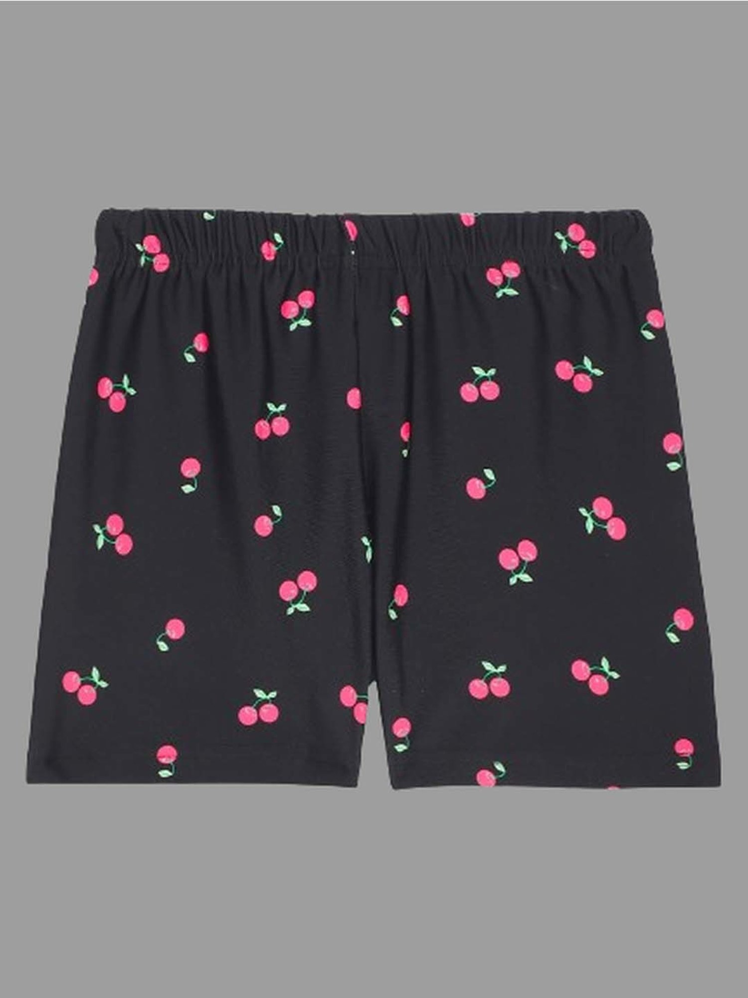 Cukoo Kids Black & Pink Printed Swimming Shorts