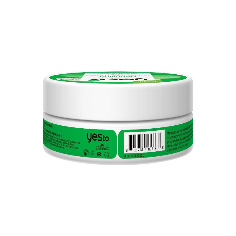 Yes To Cucumbers Depuffing Under Eye Masks - 16ct