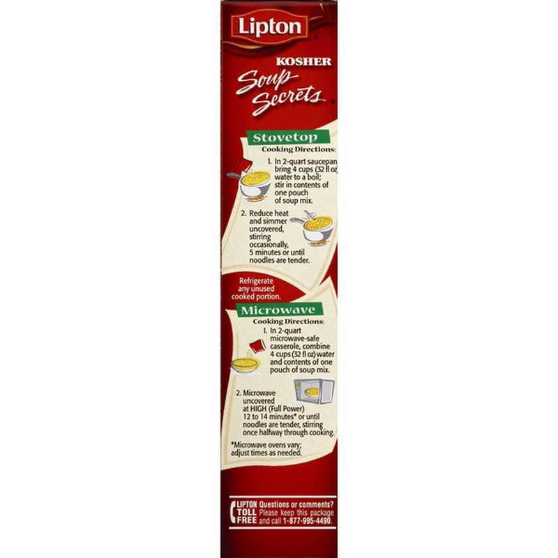 Lipton Kosher Noodle Soup 4.09oz
