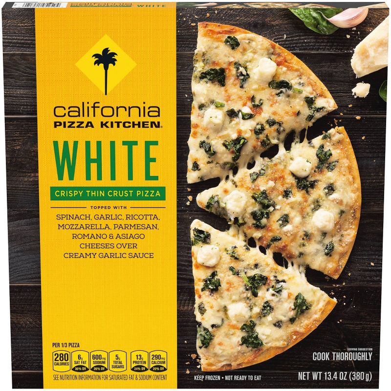 California Pizza Kitchen Crispy Thin Crust White Frozen Pizza - 13.4oz