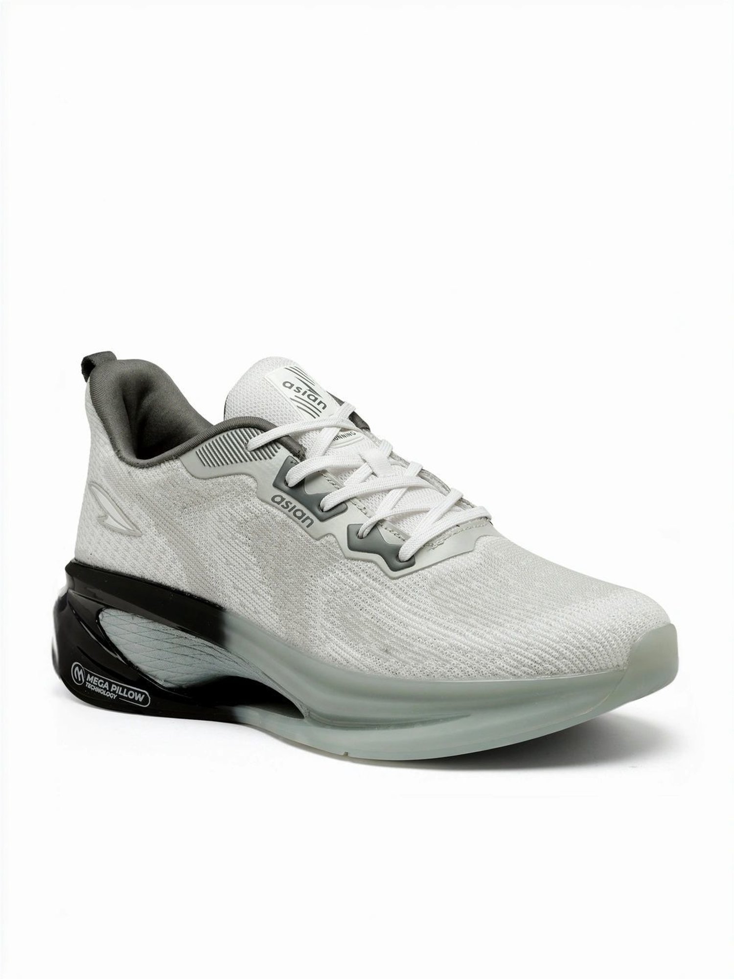 Asian Men's Grey Running Shoes
