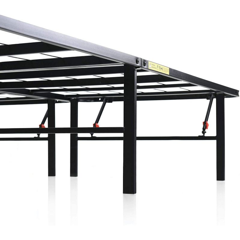 Classic Brands Hercules 14 Inch Modern Style Metal Platform Mattress Foundation Bed Frame with 14-Inch Legs and No Box Spring Required, Black, King