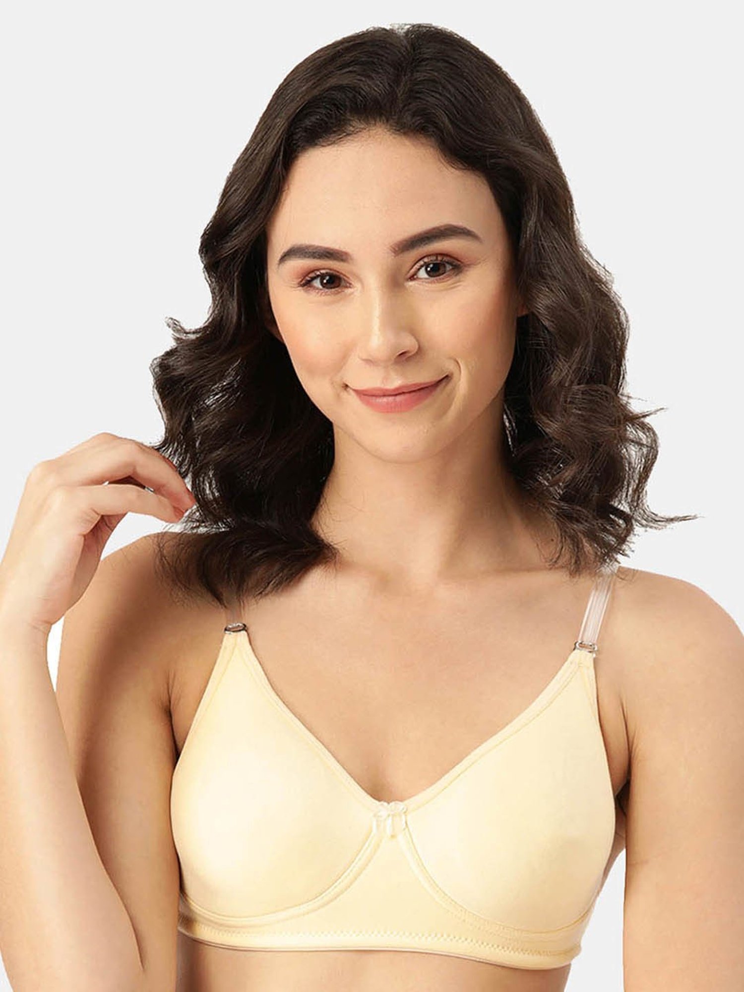 Leading Lady Beige Non-Wired Padded Push-Up Bra