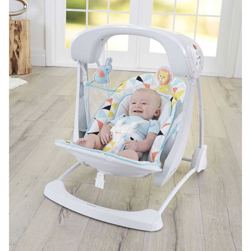 Fisher-Price Deluxe Take-Along Swing & Seat - Falling Leaves