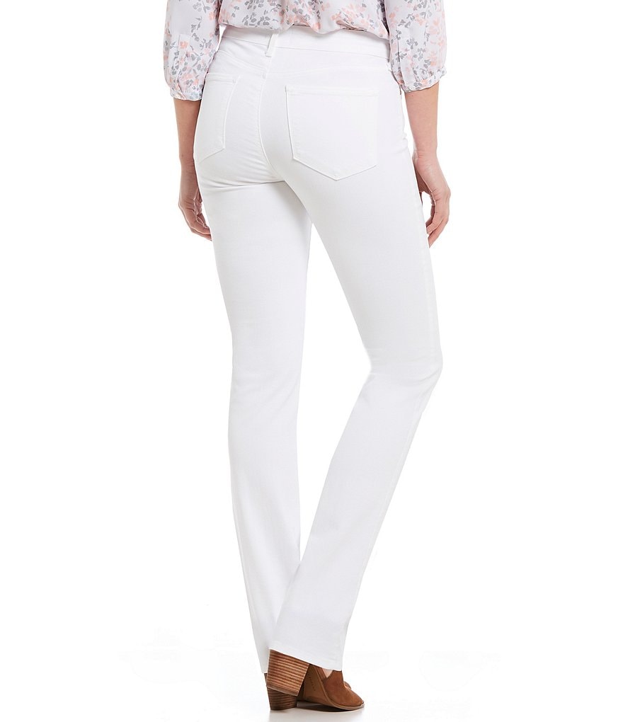 NYDJ Petite Size Marilyn High Rise Straight Leg Jeans