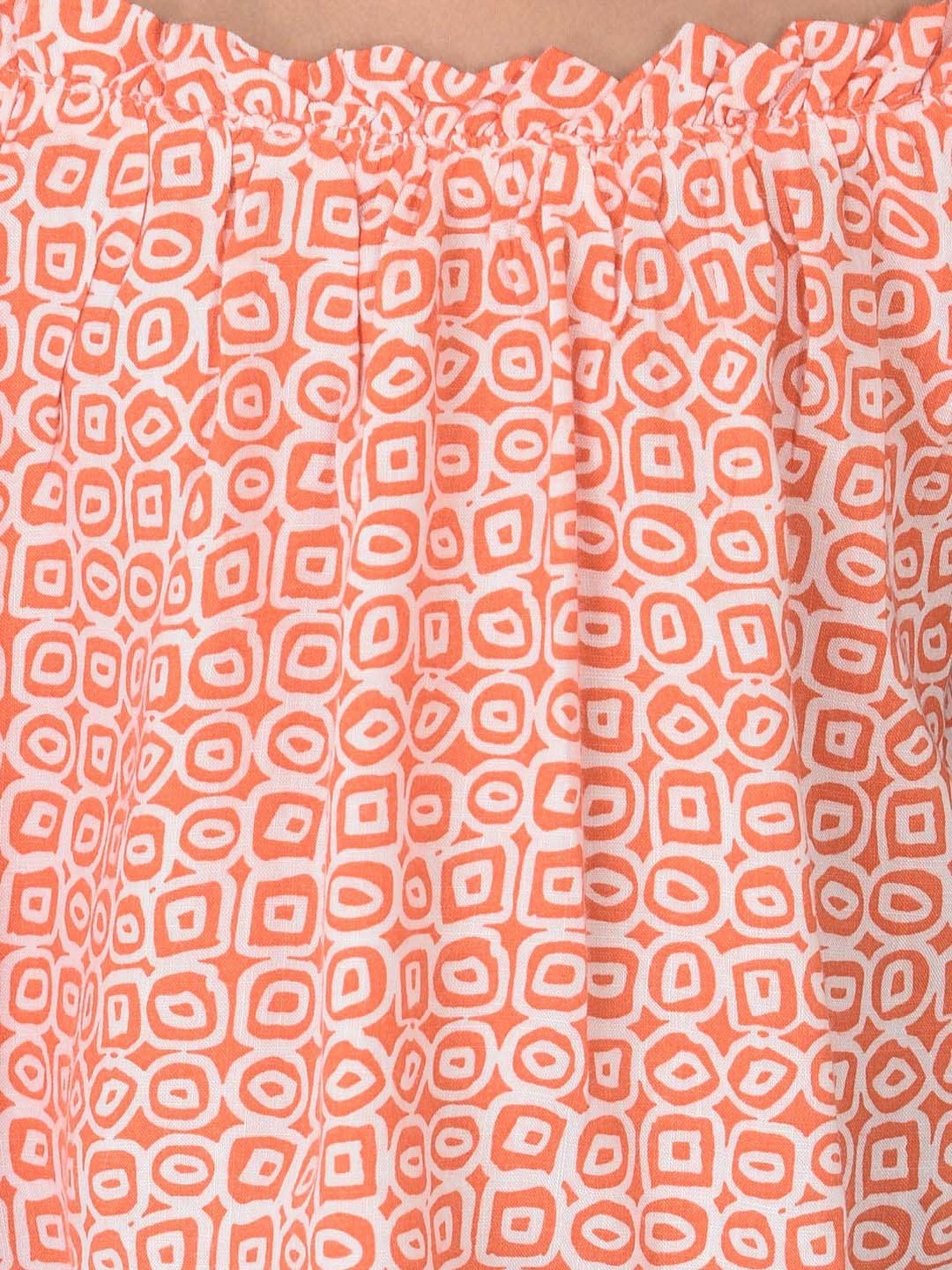 LilPicks Kids Teal Solid Crop Top