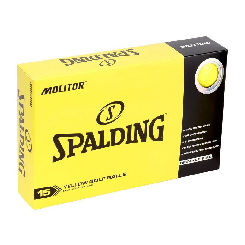 Spalding Molitor Golf Balls 30pc - Yellow