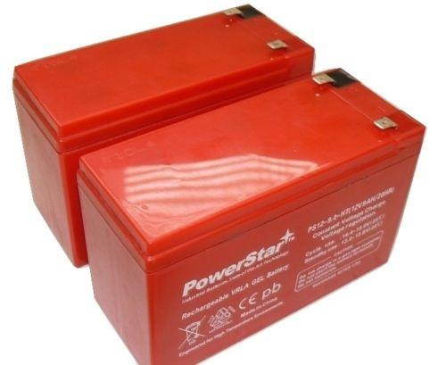 HIGH TEMPERATURE 2 Pack - 12V 9Ah BATTERY APC BACK-UPS XS1500 RBC109 PS-1290