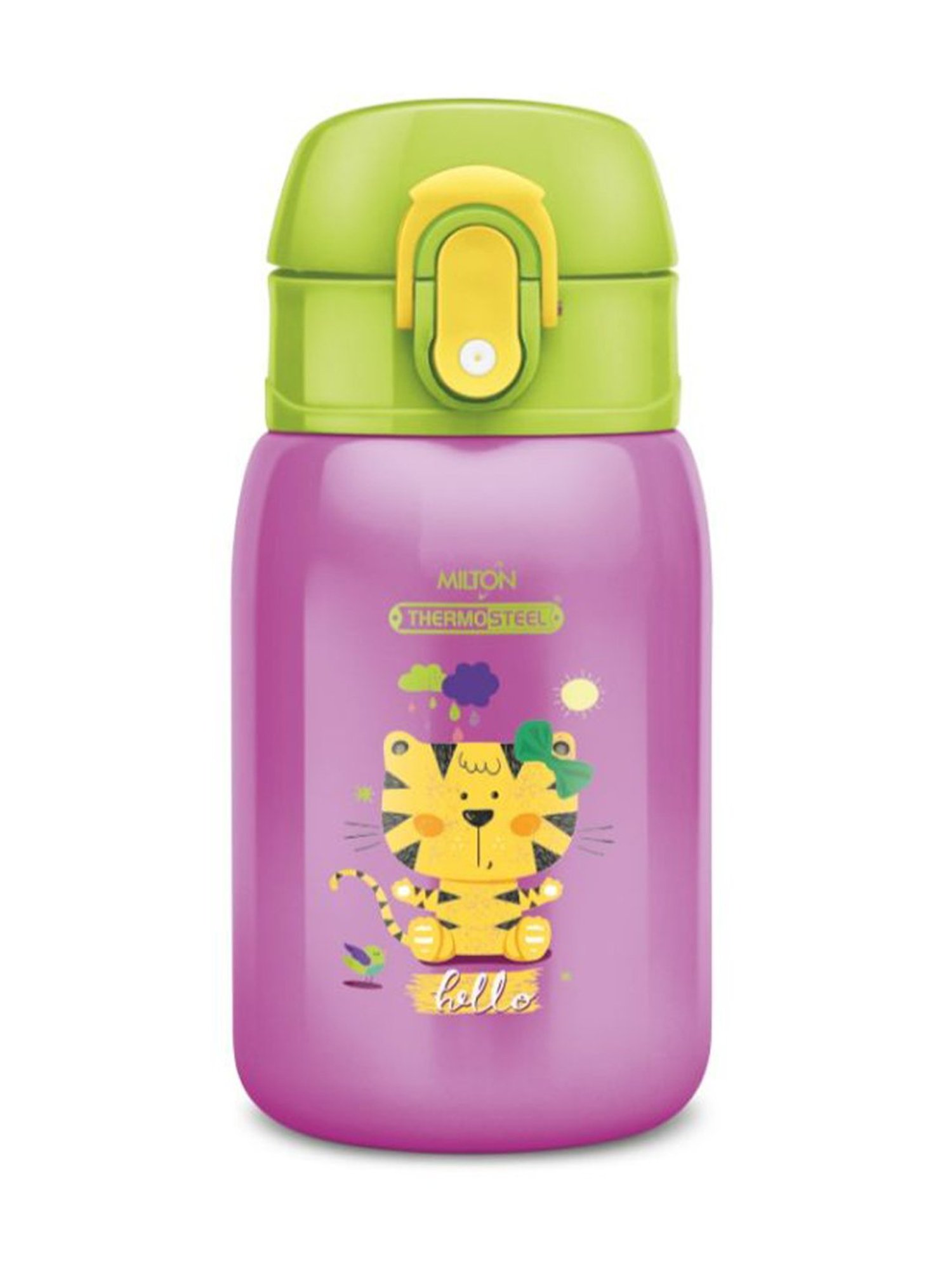 Milton Purple Stainless Steel Sipper Water Bottle (0.23 L)