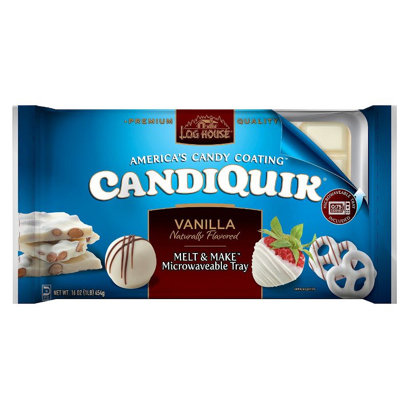 Log House Candiquik Candy Coating - Vanilla - 16oz
