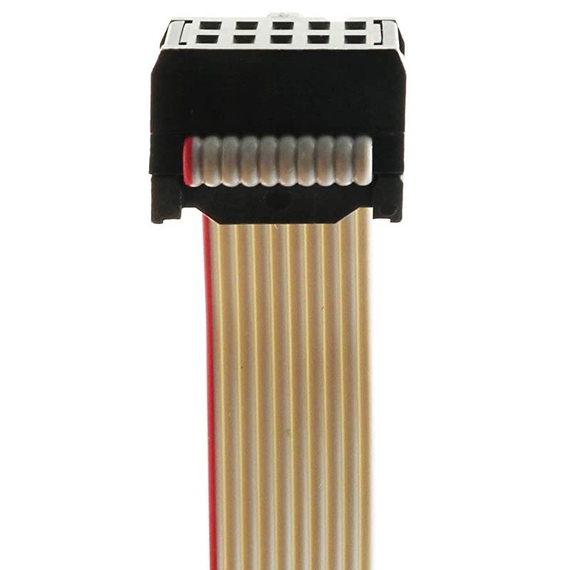 2PCS Flat Ribbon Cable 2.54mm Pitch 2 Row 10 Pin Female to Female Wires IDC Ribbon Connector 1m/ 3.3Ft