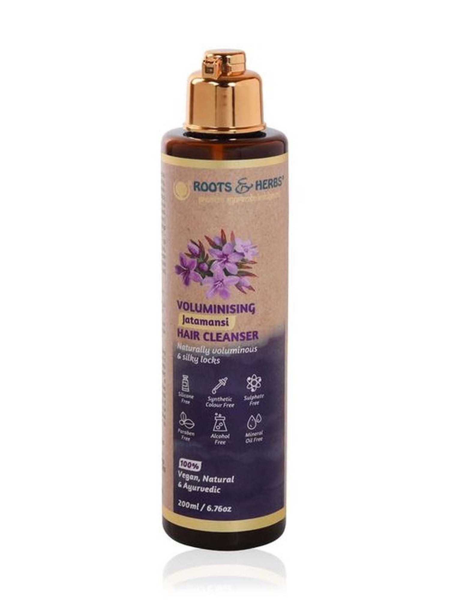 ROOTS AND HERBS Voluminising Jatamansi Hair Cleanser - 200 ml