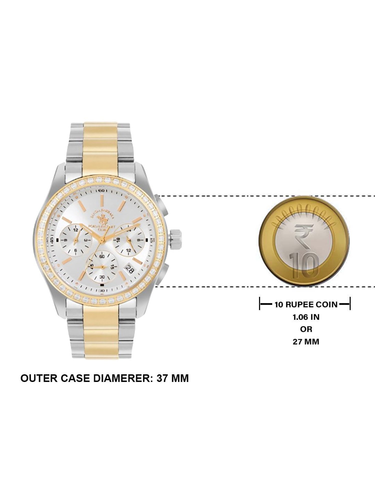 Santa Barbara Polo & Racquet Club SB.1.10555-3 Chronograph Watch for Women