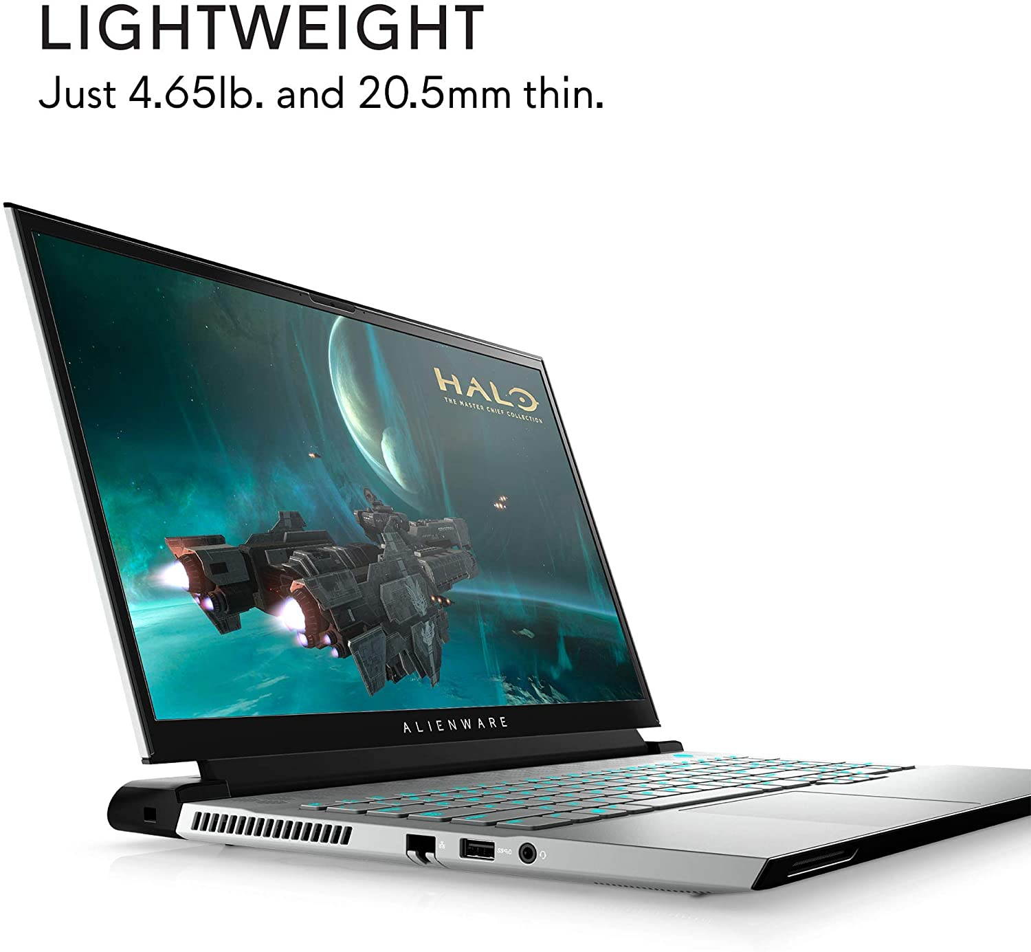 Dell Alienware AWm17-7296WHT-PUS m17 R3 17.3 inch FHD Gaming Laptop (Luna Light) Intel Core i7-10750H 10th Gen, 16GB DDR4 RAM, 1TB SSD, Nvidia Geforce RTX 2070 8GB GDDR6, Windows 10 Home Notebook