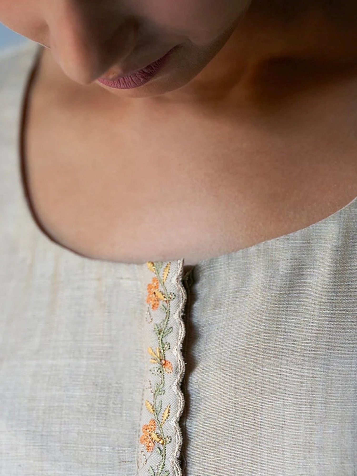 Ganga Fashions Beige Saadagi Woven Kurta with Pant and Dupatta