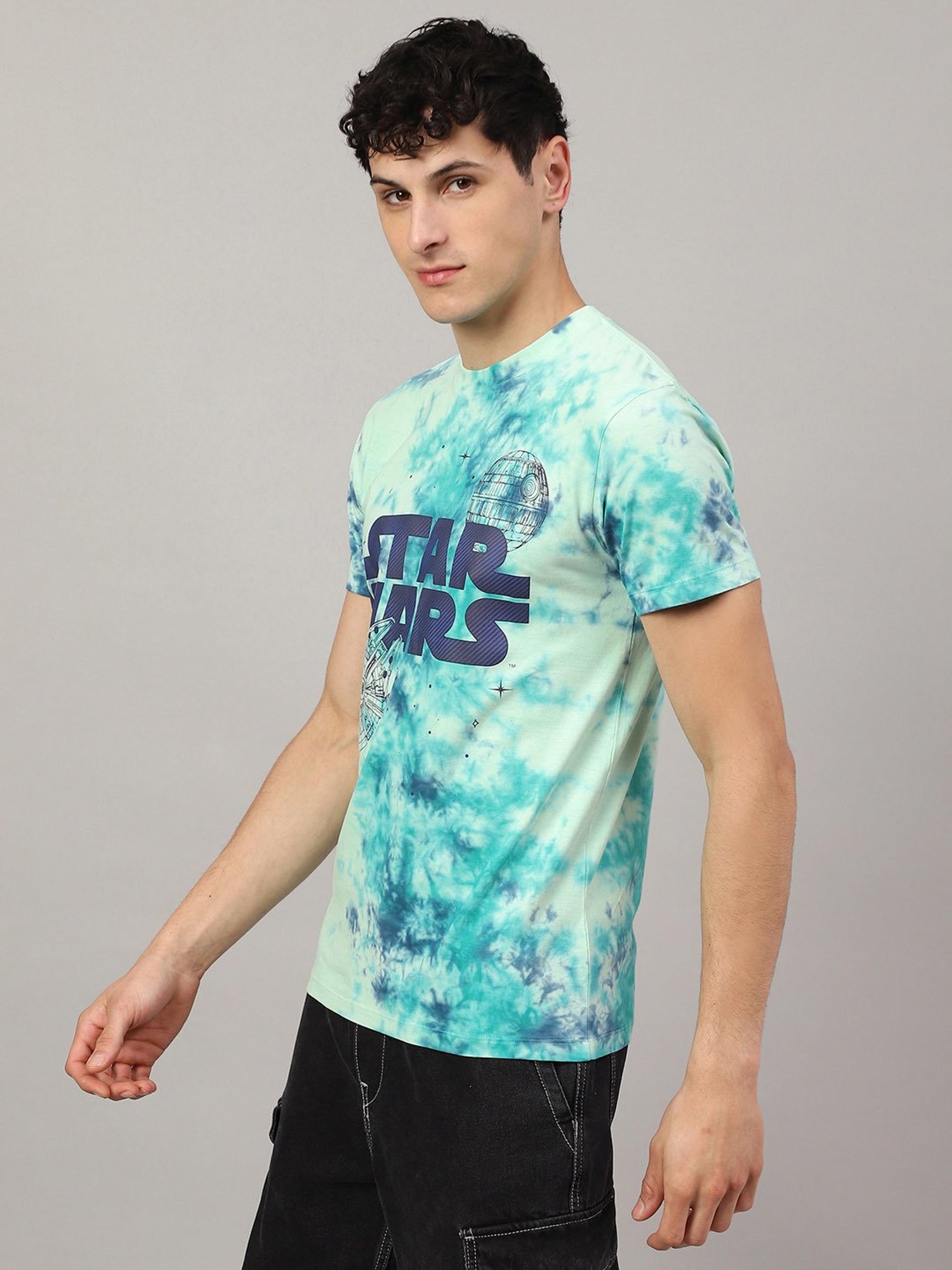 Free Authority Multicolor Regular Fit Star Wars Print T-Shirt - Pack of 3