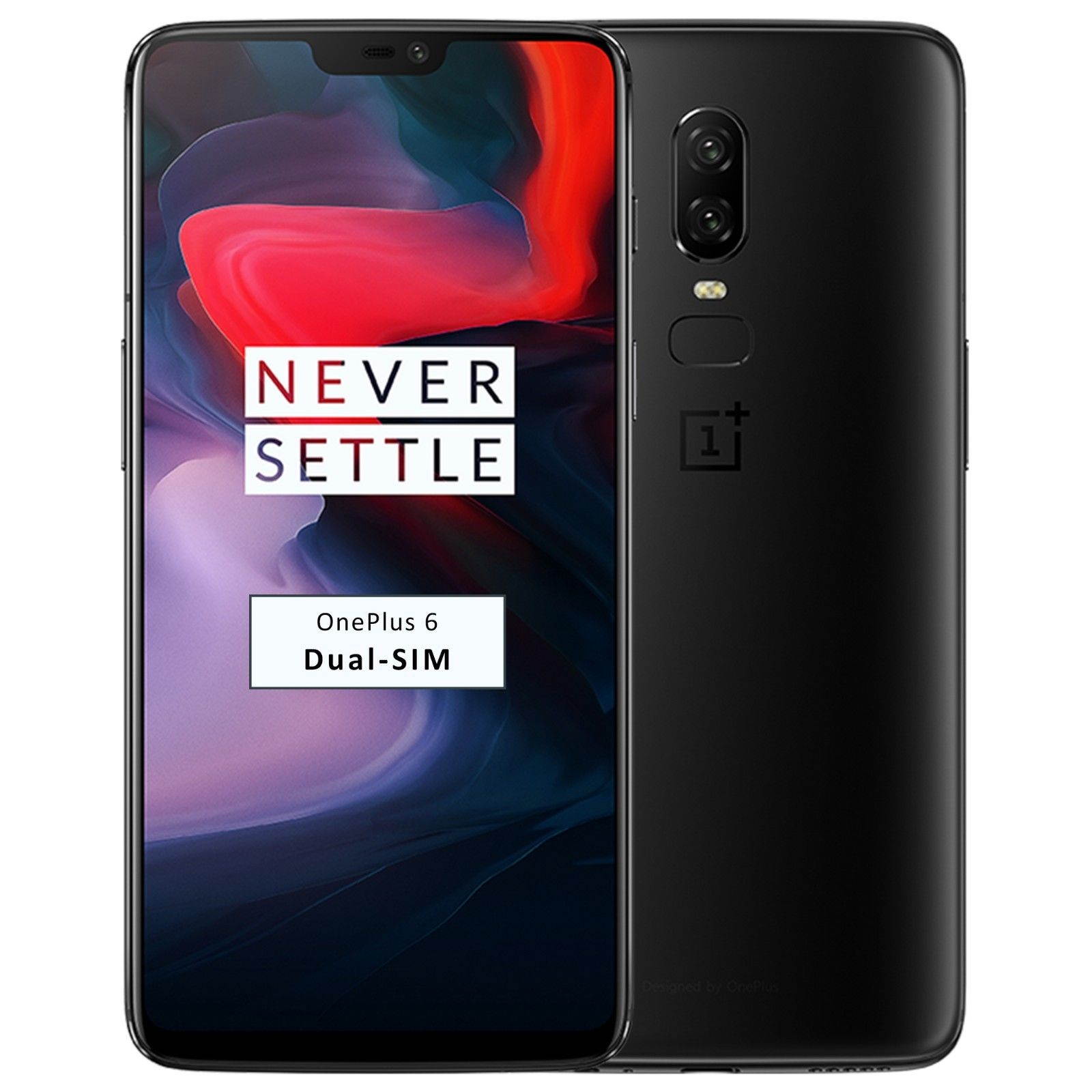 OnePlus 6 A6003 Dual-SIM 128GB (No CDMA, GSM only) Factory Unlocked 4G/LTE Smartphone - Silk White