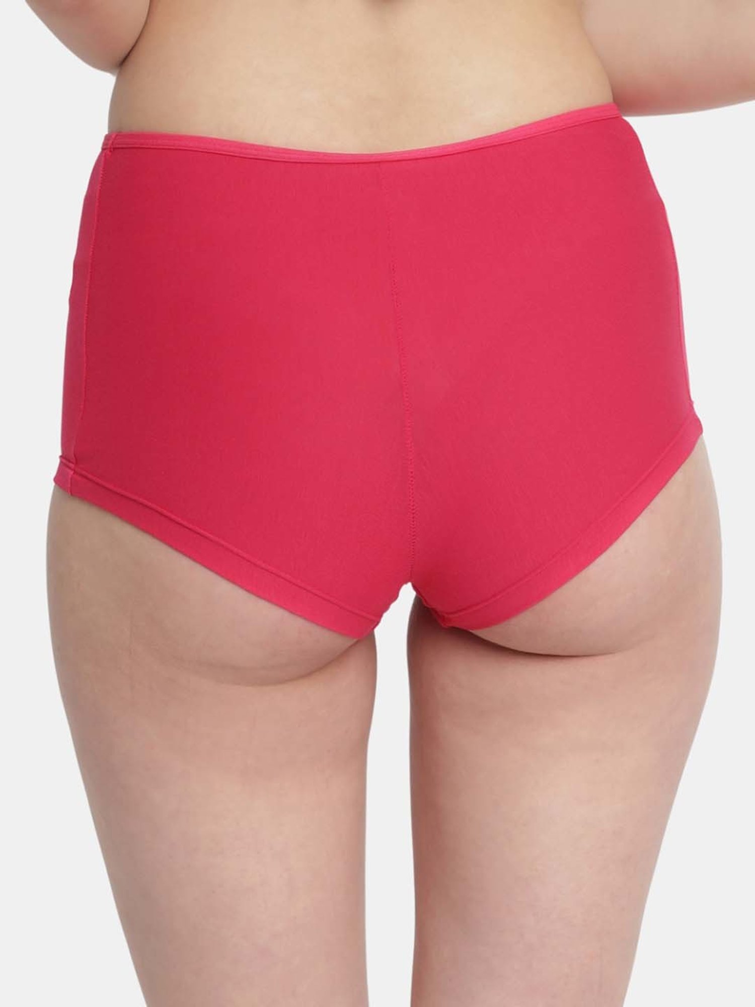 Bleeding Heart Purple & Pink Plain Panties - Pack Of 2