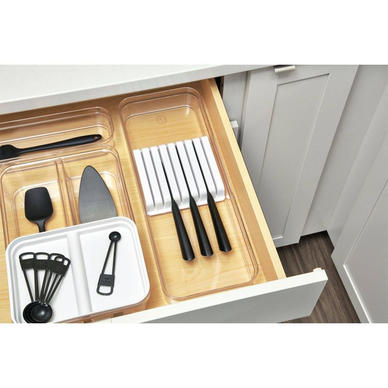 iDESIGN Crisp Knife Organizer Clear
