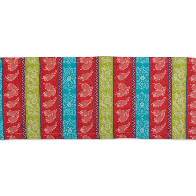 72" x 14" Cotton Jacquard Kitchen Table Runner - Design Imports