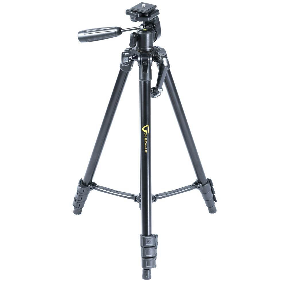 Vanguard VK 204AP 60" Video & Photography Tripod w/ Shotgun Microphone Bundle