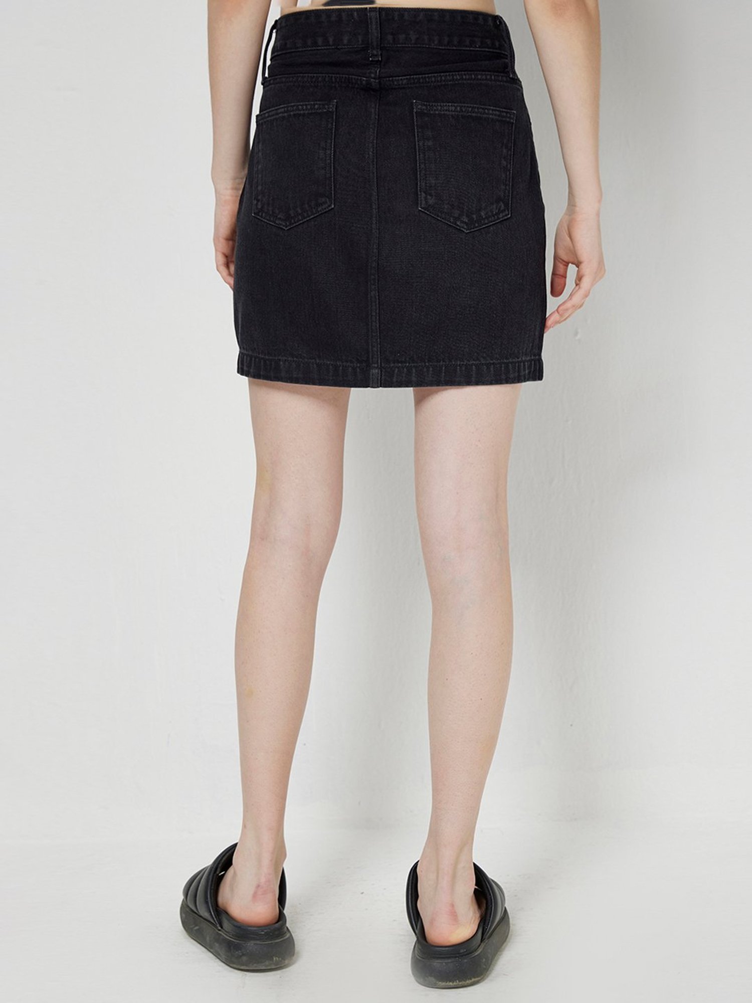 Cover Story Black Mini Skirt