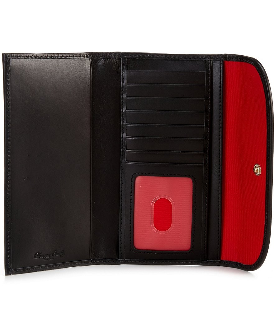 Fossil Liza Embossed Woven Zip Around Clutch Wallet