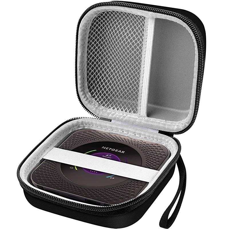 Hard Travel Router Case for NETGEAR Nighthawk M1 Mobile Hotspot 4G LTE Router MR1100 by