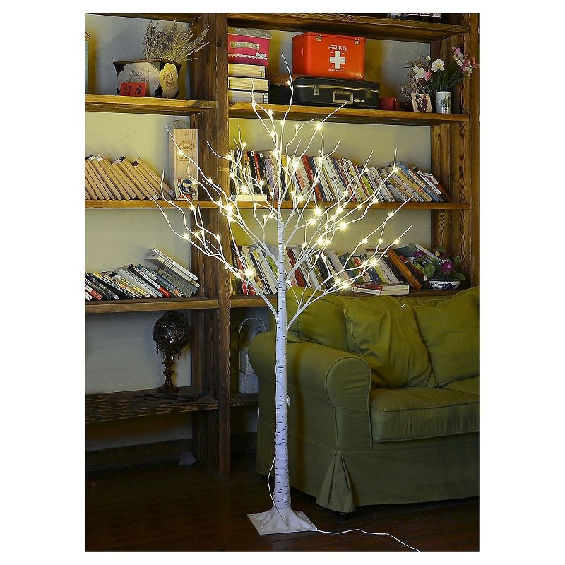 Lightshare 4' LED Birch Tree Decoration Light - Warm White Lights