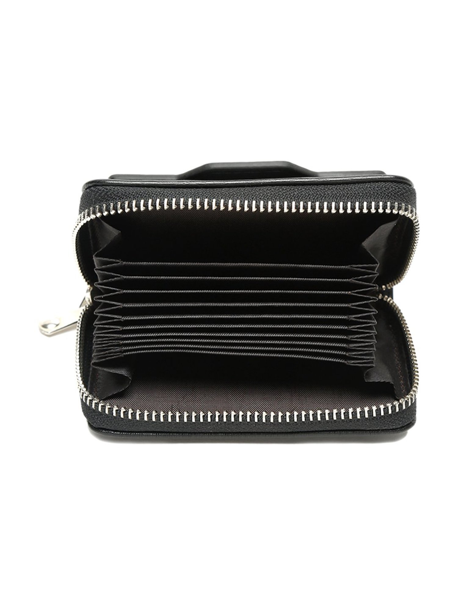 Apsis Black Zip Around Wallet for Women