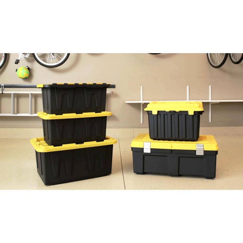 2pk 27gal Durabilt Tough Container - Homz