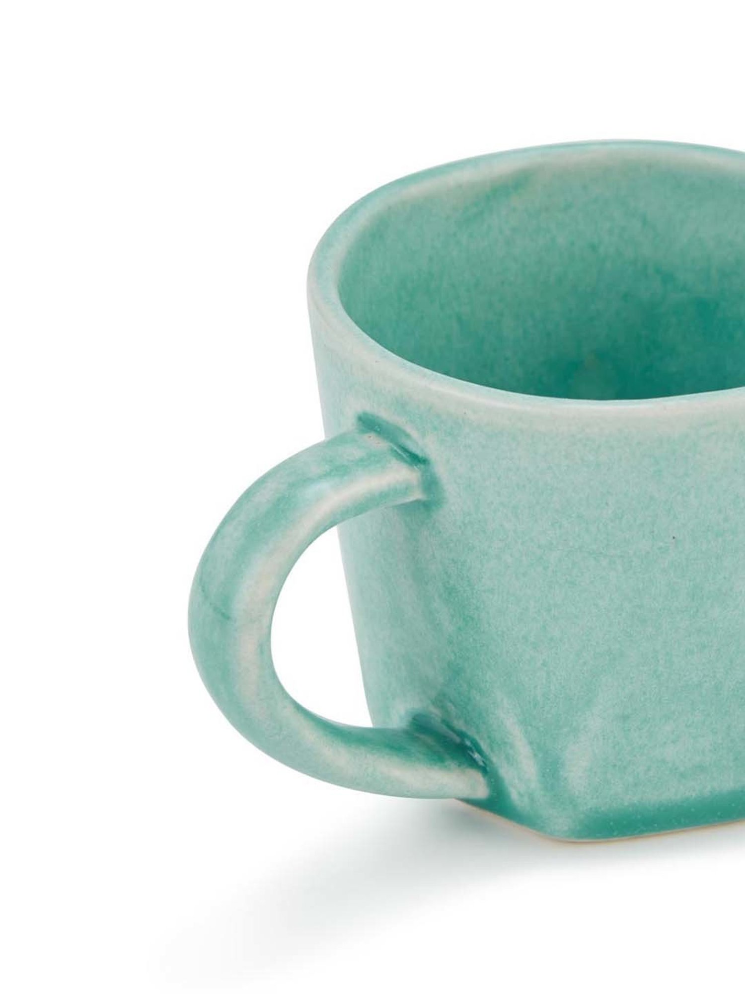 Fabindia Umara Blue Ceramic Coffee Mug (200 ML)